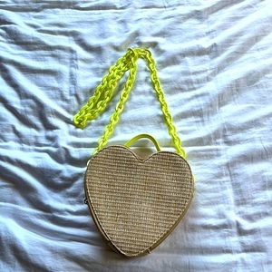 Medium Heart chain crossbody bag